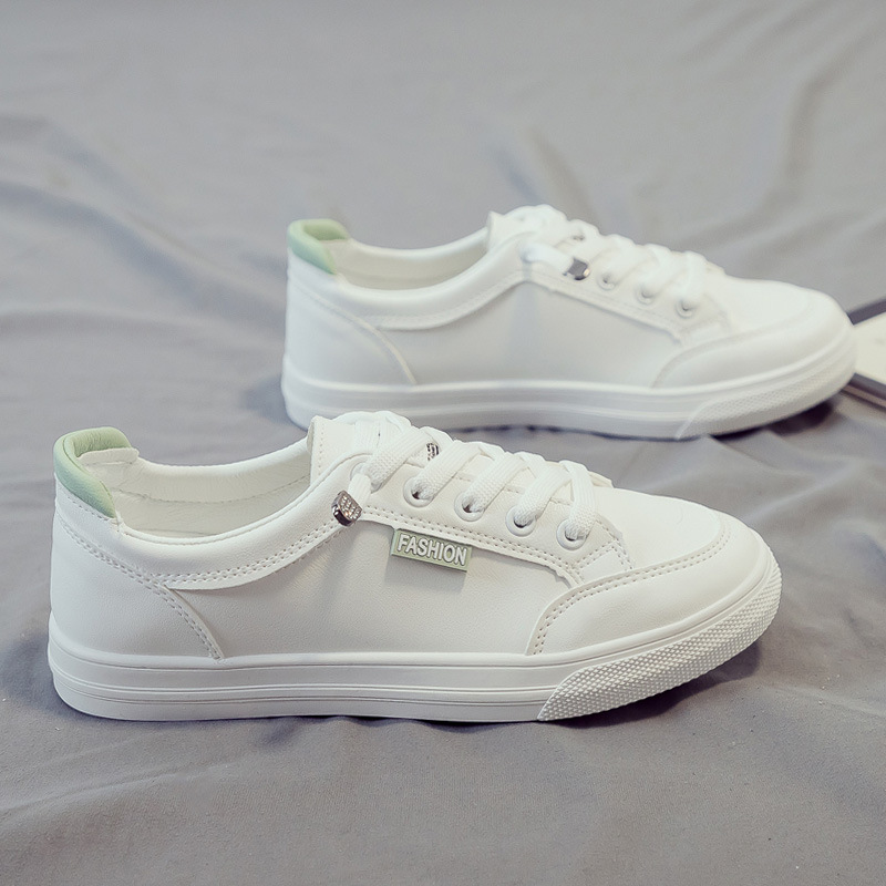 Popular White Versatile Internet-famous Skateboard Trendy Breathable White Shoes foto 4