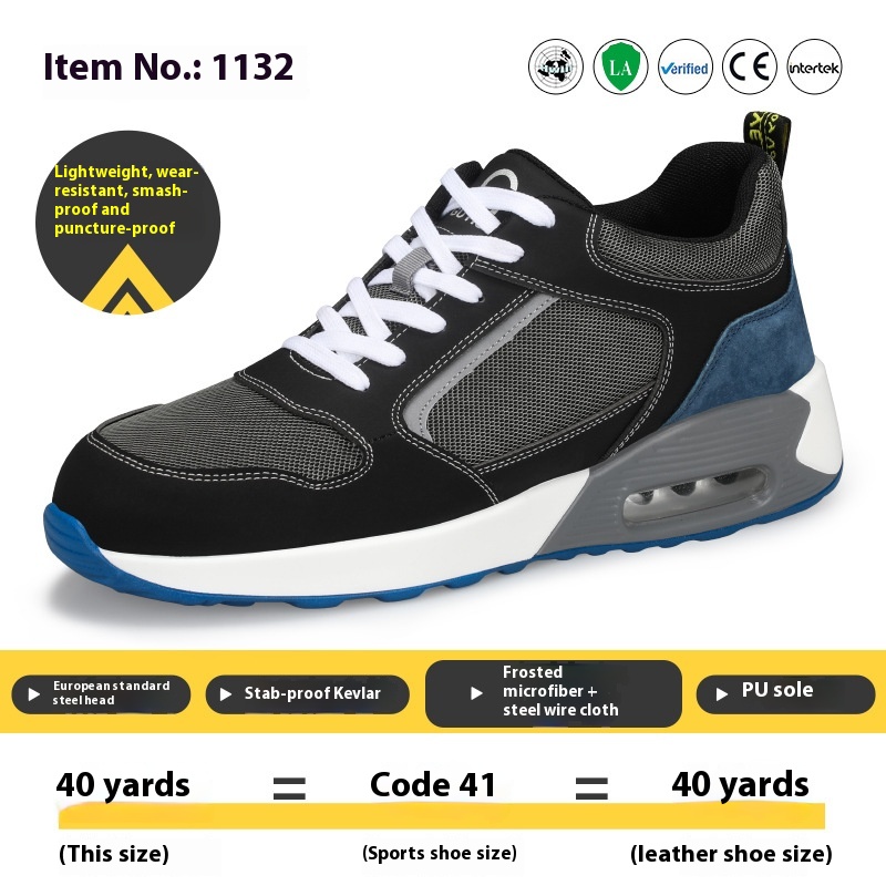 Labor Protection Shoes Men's Attack Shield And Anti-stab Summer foto 5