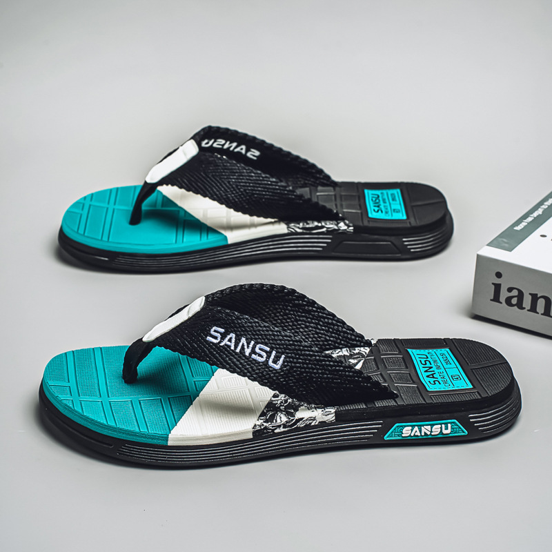 Mens Outdoor Flip-flops Slippers For Home Use foto 2