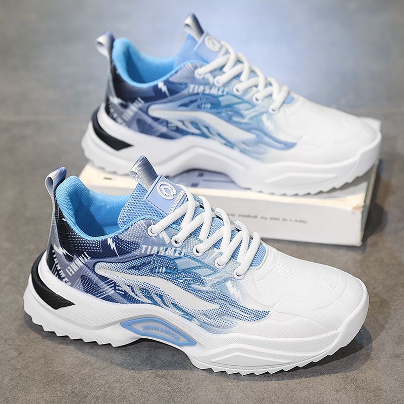 Spring Student Sports Casual Mesh Clunky Versatile Trendy Shoes Breathable Shoes Men foto 2