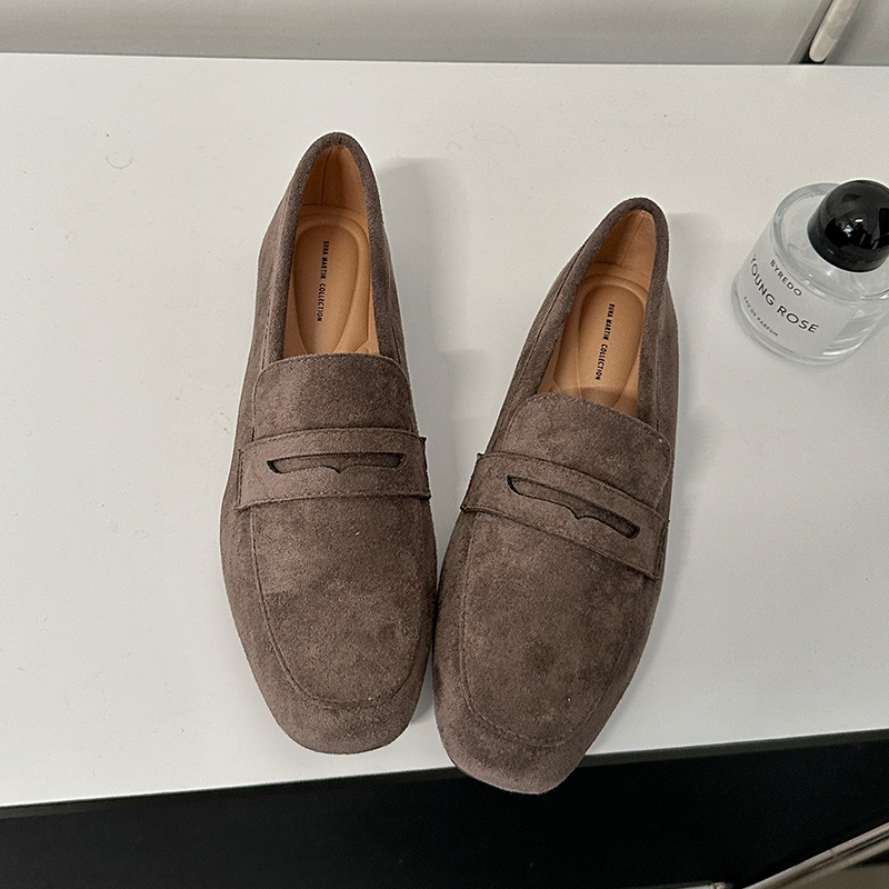 Flat Shoes Matte Fashion Comfortable And Non-slip One Pedal Loafer foto 3