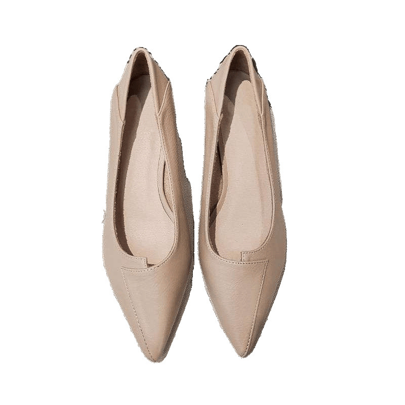 New Spring Versatile Low-cut Women's Mid Heel Chunky Heel Pointed-toe Soft Bottom Work Shoes foto 3