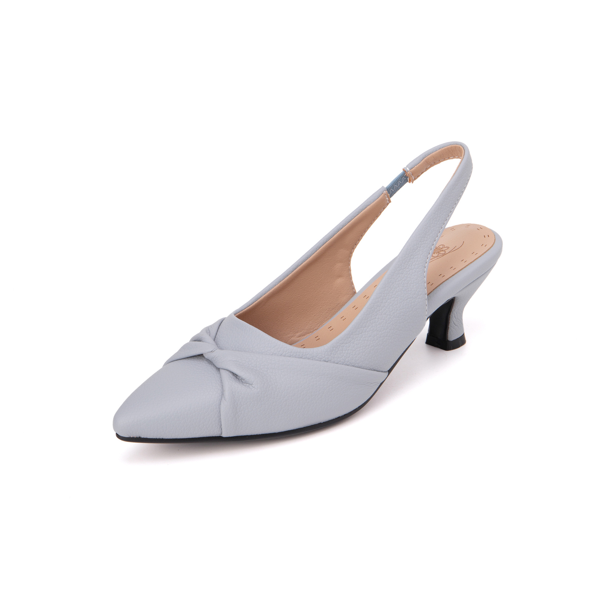 Four Seasons Bowknot Mid Heel Women's Sandals foto 5