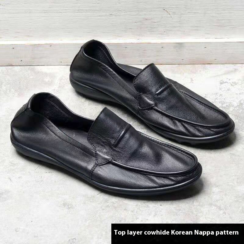 Men's Single-layer Casual Soft Soled Leather Shoes foto 4