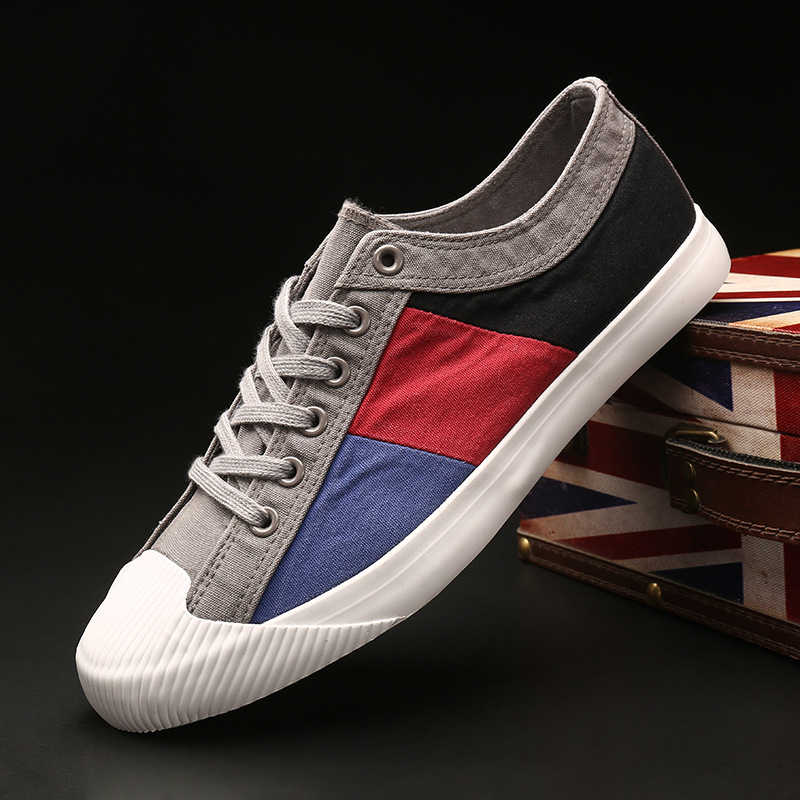 Versatile Canvas Casual Breathable Men's Shoes foto 4