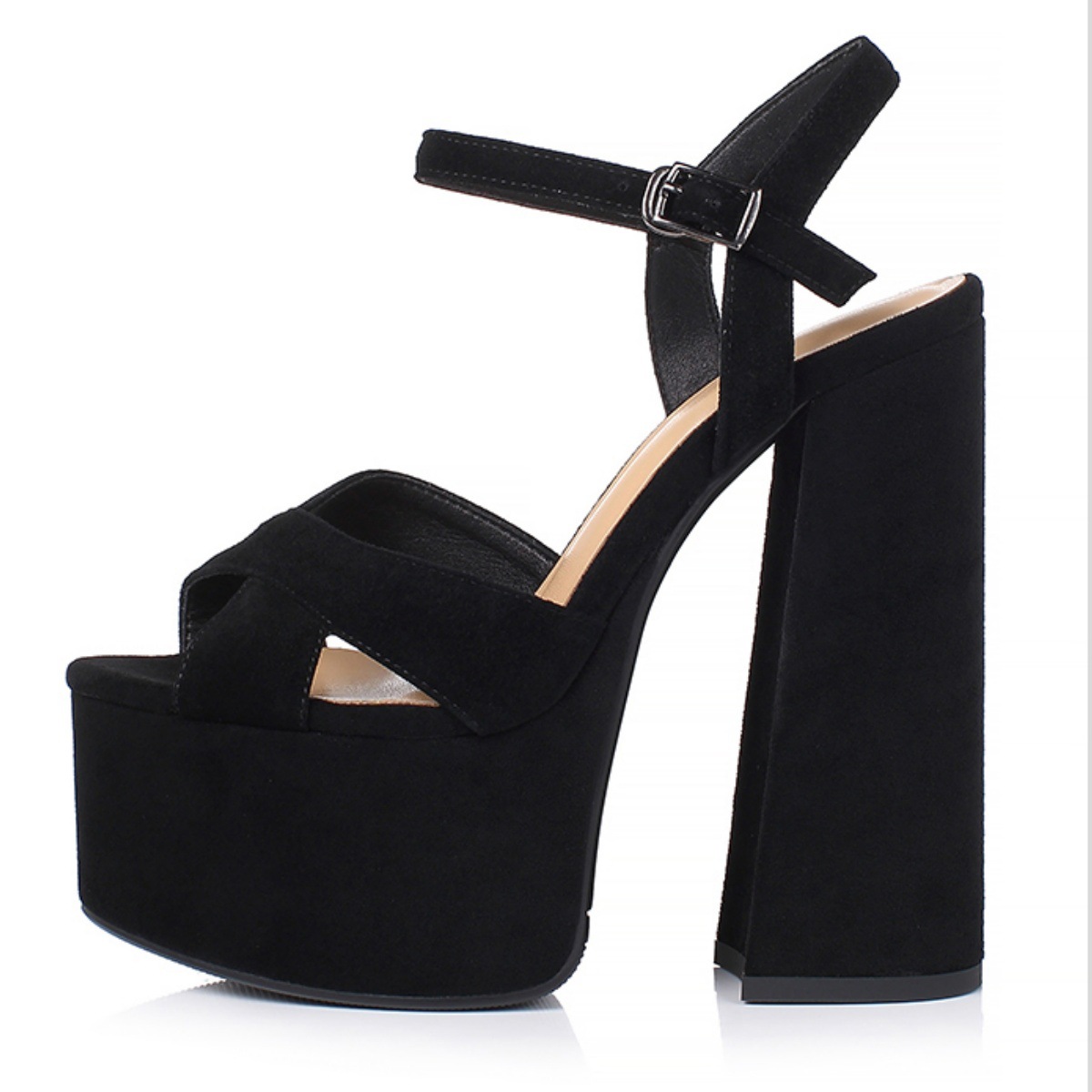 Women's Chunky Heel High Heel Platform Sandals foto 2