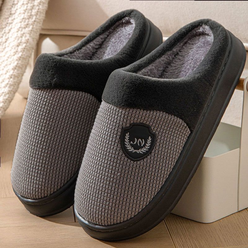 New Fleece-lined Thickened Cotton Slippers foto 4