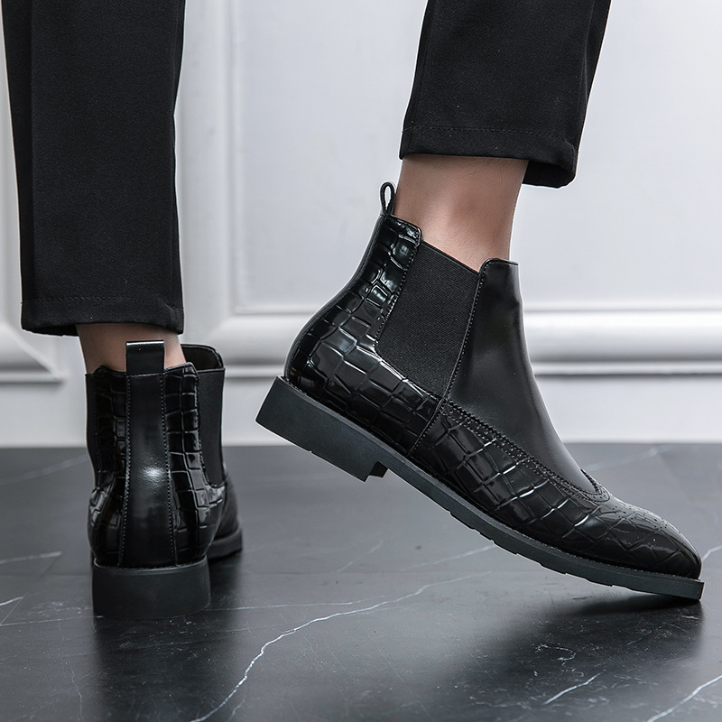 High-Top Pointed Outdoor Mid-calf Martin Boots foto 5