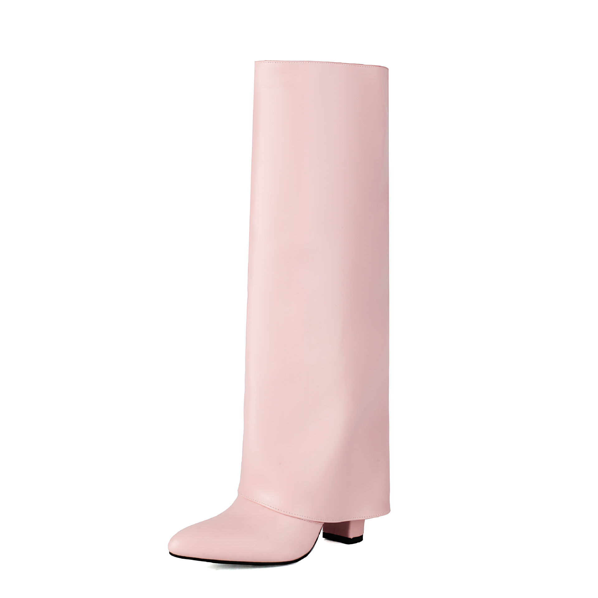 Women's Autumn And Winter Plus Size Thick High Heel Boots foto 3