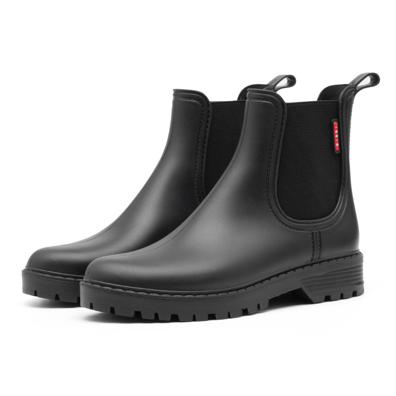 Ladies' Short Chelsea Lightweight Non-slip Low-top Rain Boots foto 4
