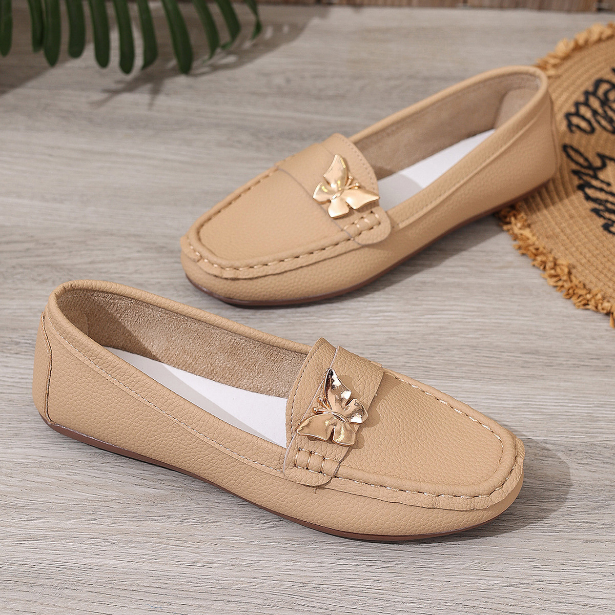 New Korean-style Round-toe Slip-on Loafers foto 3