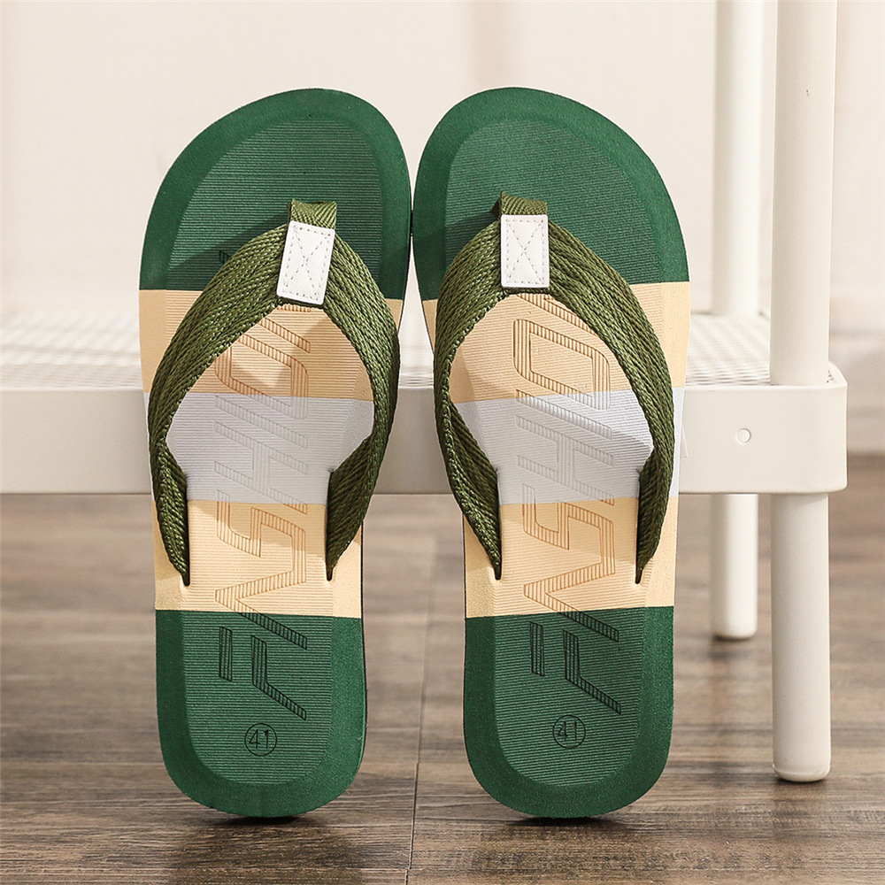 Fashion Colorblock Men's Summer Slippers foto 5