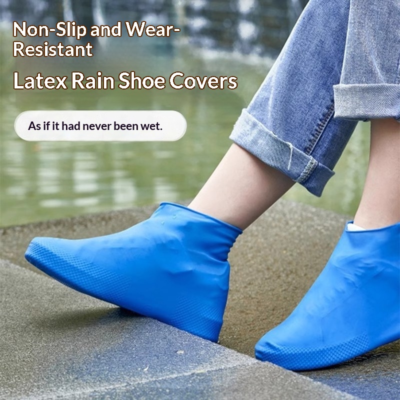 Outdoor Hiking Rain-Proof Shoe Covers Latex foto 3