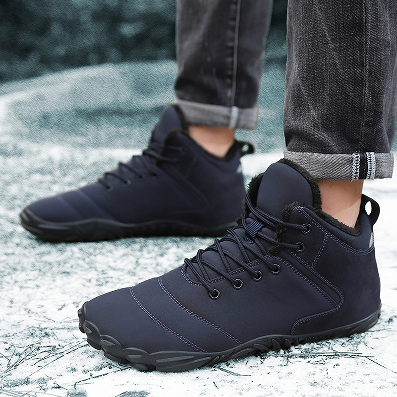 Men's Comfortable Casual Warm And Plush Thick Cotton Boots foto 4