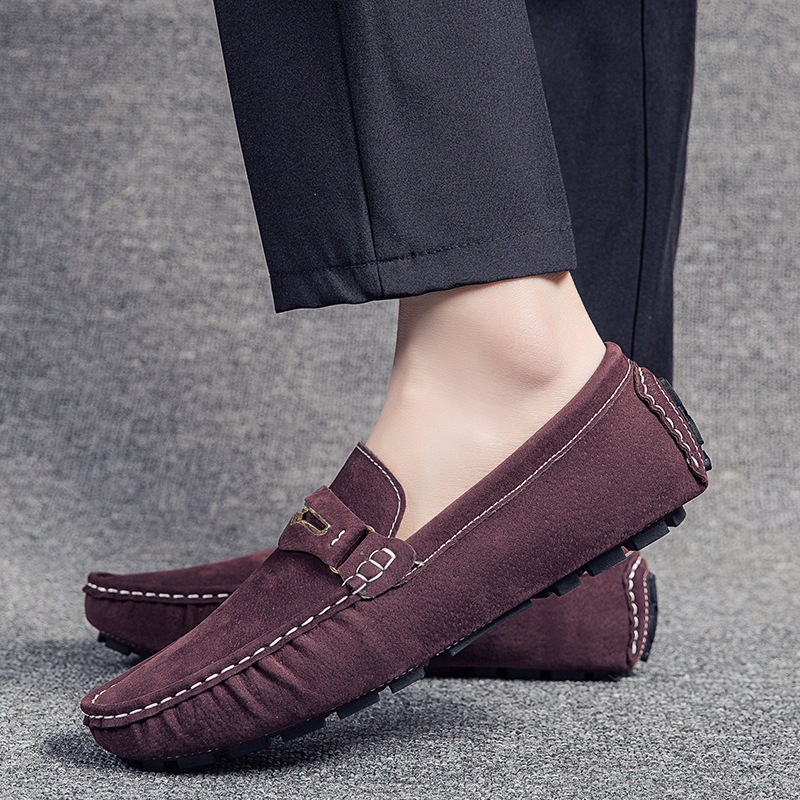 Men's Casual Versatile Anti Fur Bean Shoes foto 2
