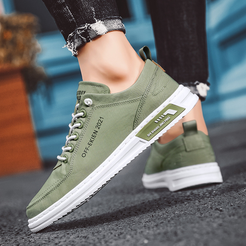 Mens Slip-on Low-top Shoes With Flat Soles foto 3