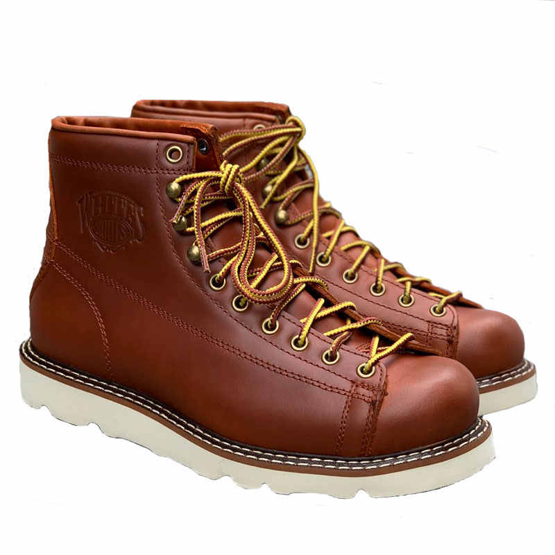American Retro Short Face Worker Boots foto 4