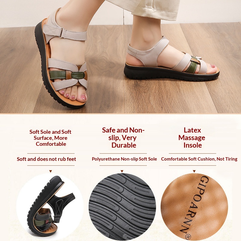 Mid-age Women's Non-slip Soft-soled Flats foto 3