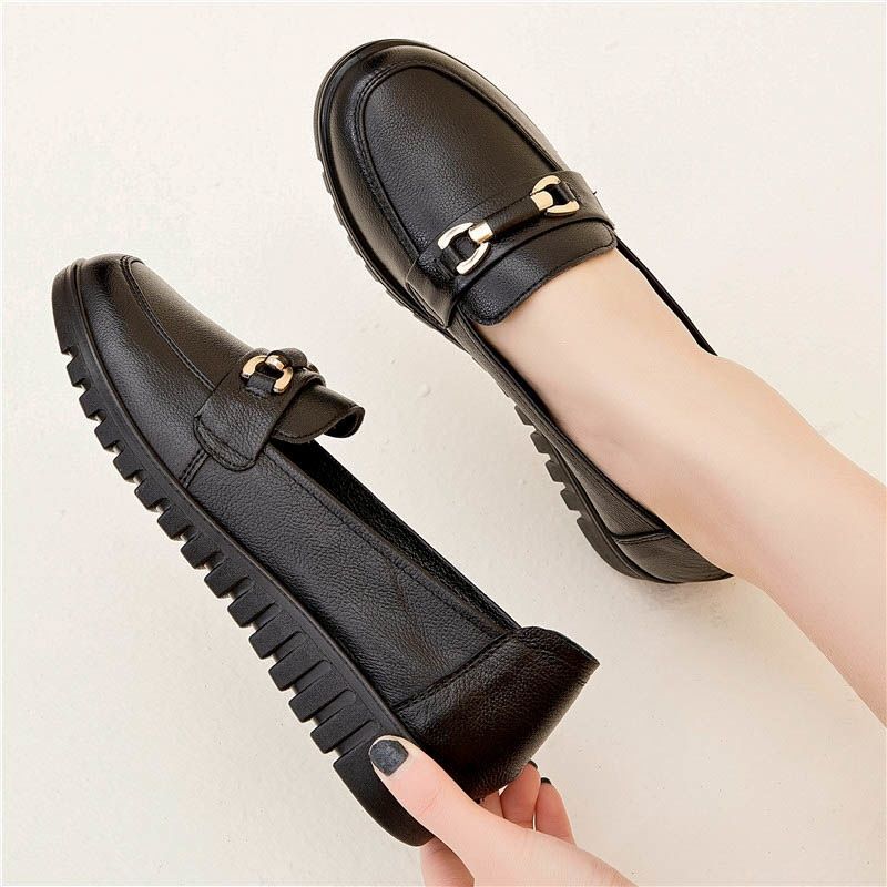 Pumps Comfortable Soft Bottom Soft Leather Middle-aged And Elderly Shoes foto 4