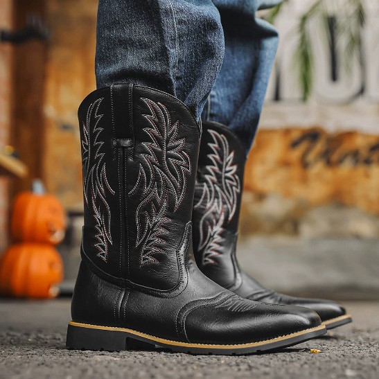 Men's Shoes Autumn New Leather Boots foto 3