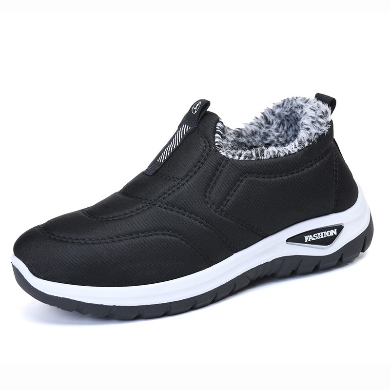 Female Fleece-lined Thickening Thermal Cotton Shoes foto 2