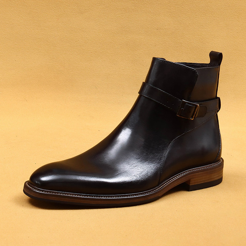 Business Formal Ankle Boots With Genuine Leather Lining foto 2