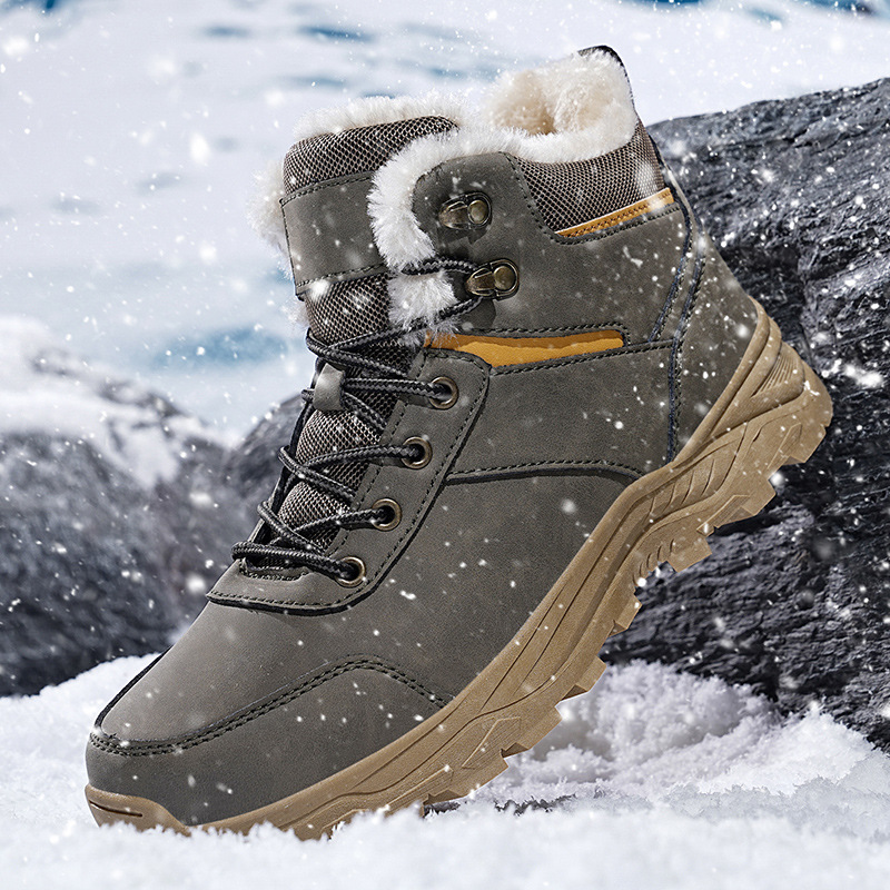Men's Outdoor Travel Insulated Cotton-padded Shoes foto 5