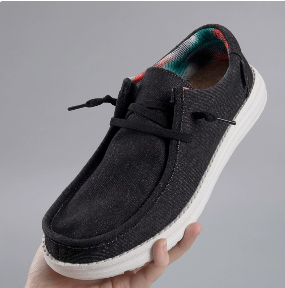 Cross-border Large-size Men's Casual Canvas Shoes foto 4