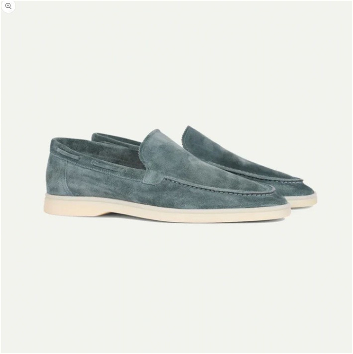 One-pedal Driving Flat Shoes With Frosted Suede foto 5