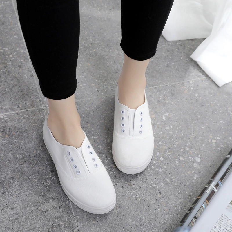 Low-top Canvas Shoes Students Flat Casual foto 2