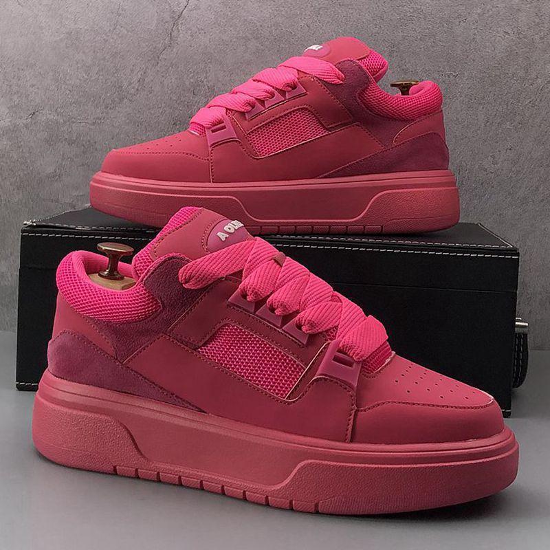Breathable Mesh Thick-soled Height-increasing Casual Sports Sneakers foto 5