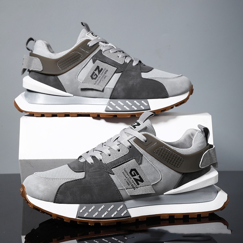 Men's Outdoor Running Sneaker Leisure Platform Mesh Surface Breathable Shoes foto 2