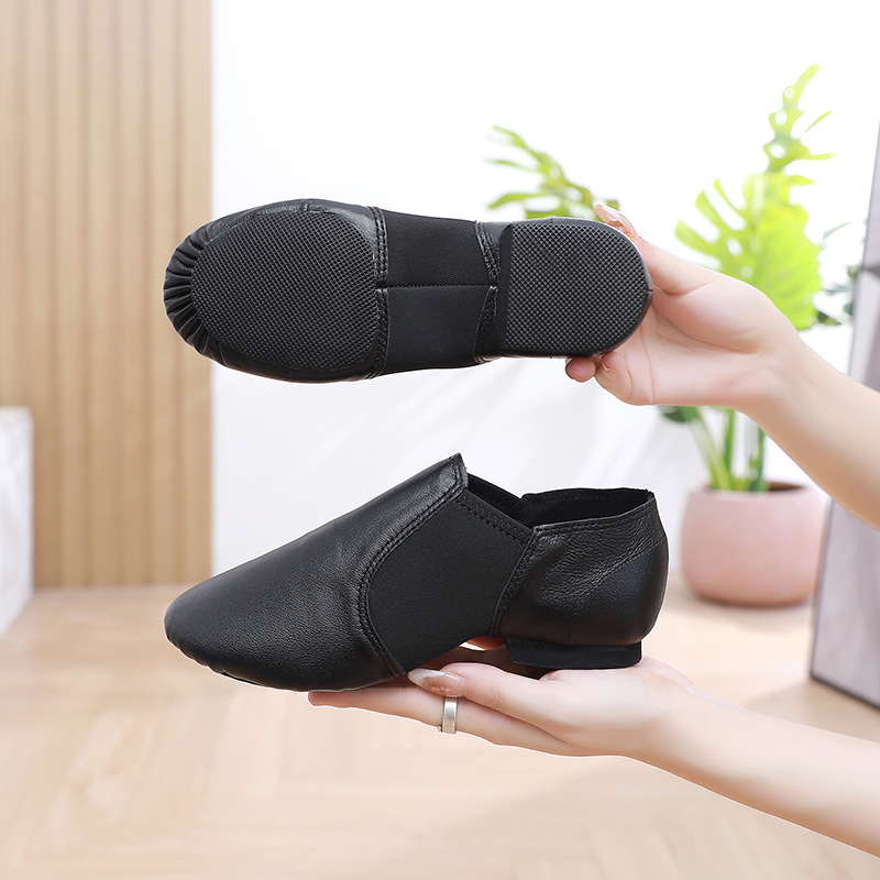 Genuine Leather Practice Shoes Soft-soled Jazz Dance Shoes foto 2