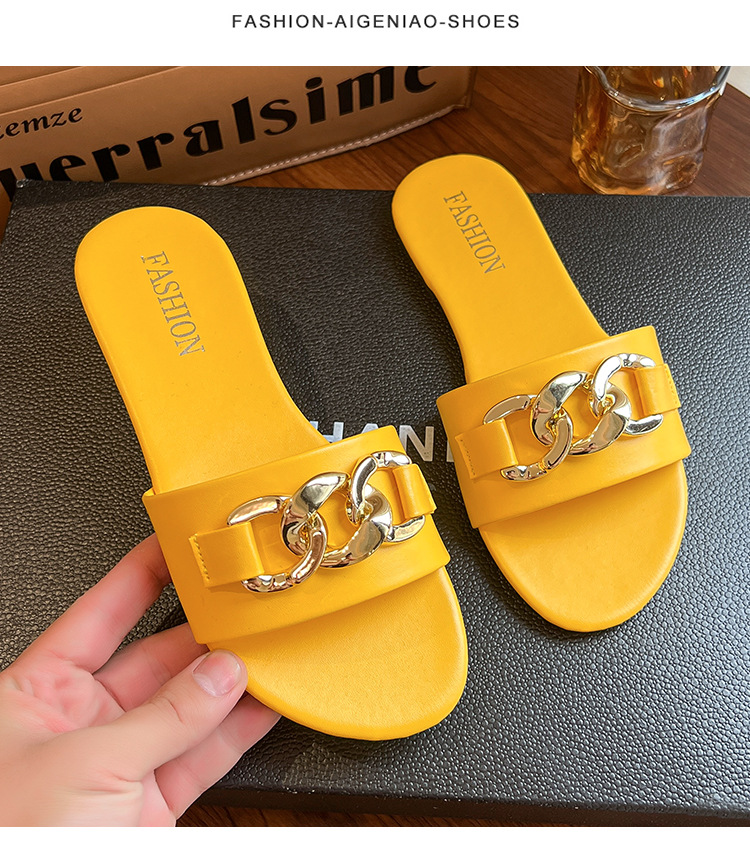 Lazy-style Outdoor Flat Slippers For Women foto 5