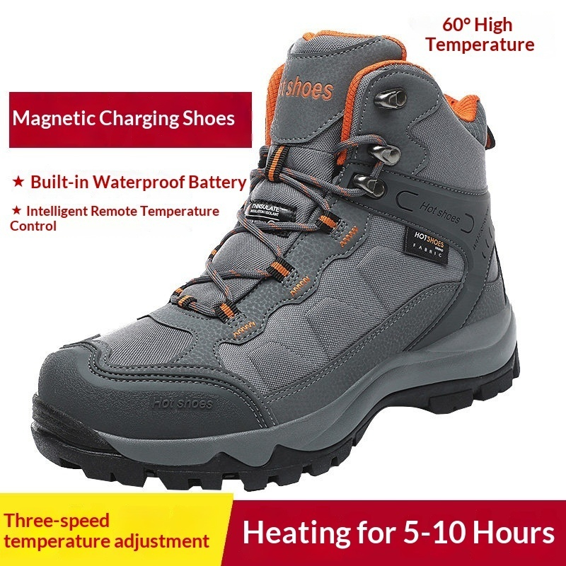 Electric-heated Thermal Cotton Shoes For Winterkeep Your Feet Warm While You Walk foto 5