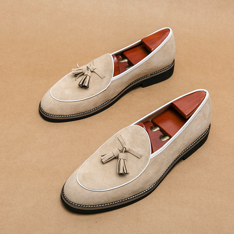 Men's Fashion Personality Trend Business Leather Shoes foto 5