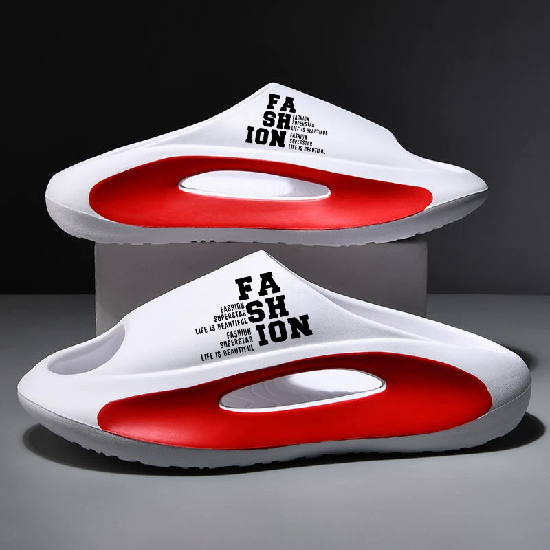 Casual Soft Bottom Men's Non-slip Platform Slippers foto 3