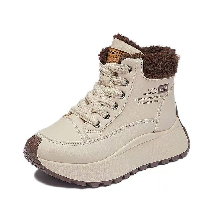 High-top Cotton Shoes With Thick Soles New Dad-style Kicks For Winter foto 2
