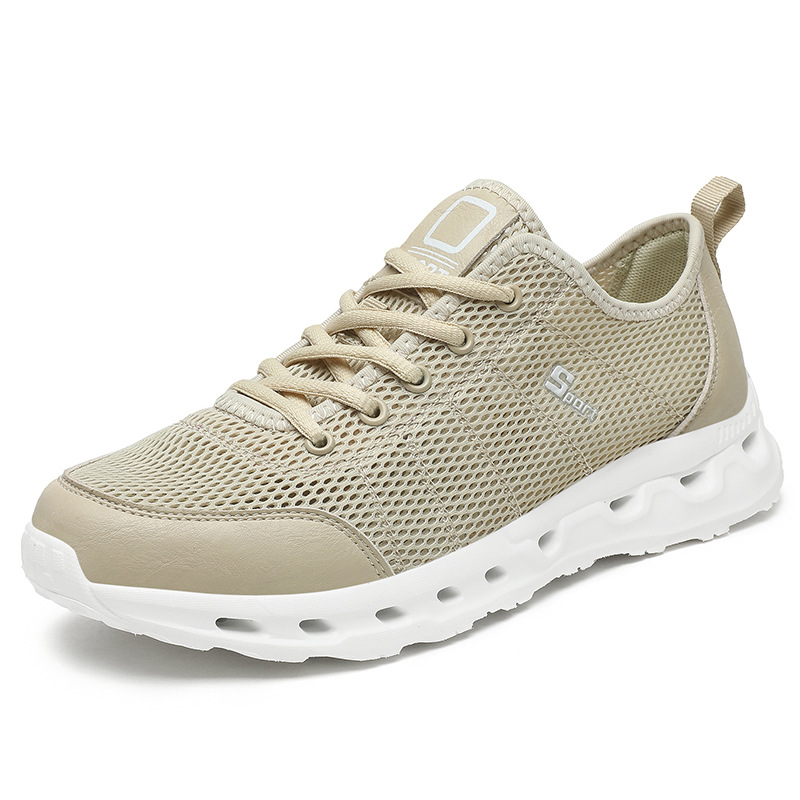 Summer New Hollowed-out Mesh Breathable Casual Sports Running Shoes foto 3