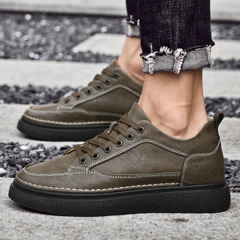 Autumn Mens Shoes With A Hidden Heel Lift foto 5