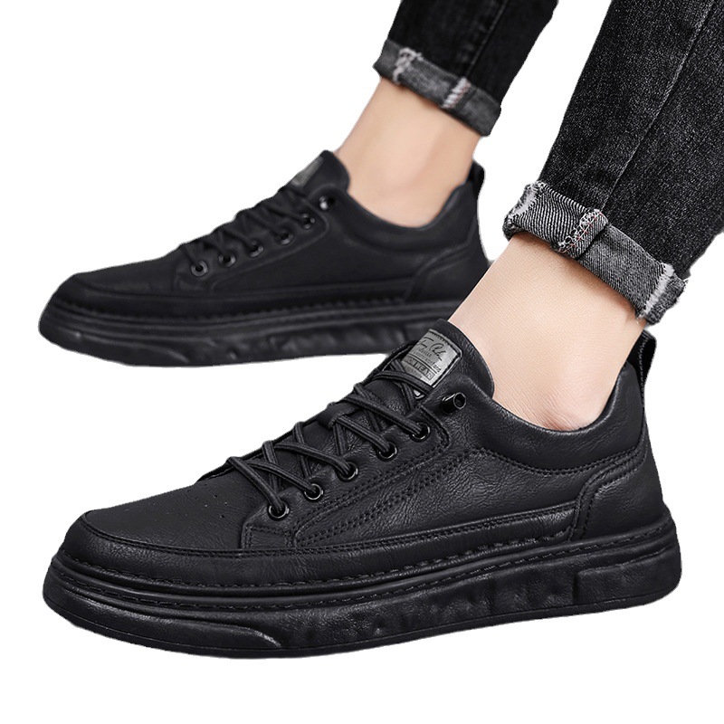 Breathable White Shoes Slip-on Sports And Leisure Soft Bottom Skateboard Shoes foto 3