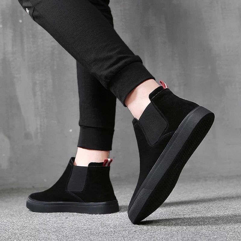 Autumn And Winter Warm Men's Casual All-matching Korean Cotton Shoes foto 2