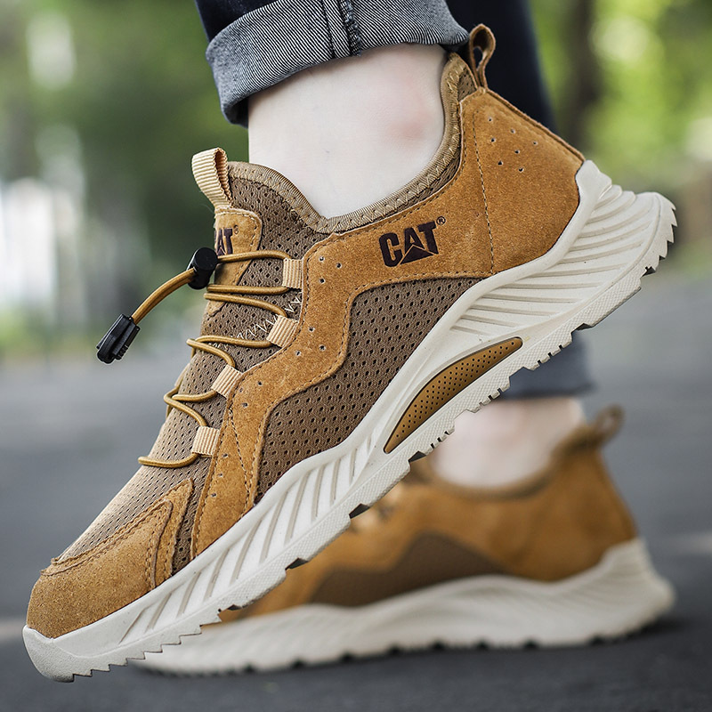 Cross-border Leather Men's Breathable Tooling Hiking Quality Casual Shoes foto 4
