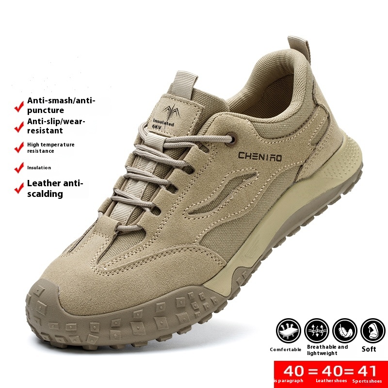 Labor Protection Shoes Men's Anti-smashing Insulation Construction Site Lightweight foto 3