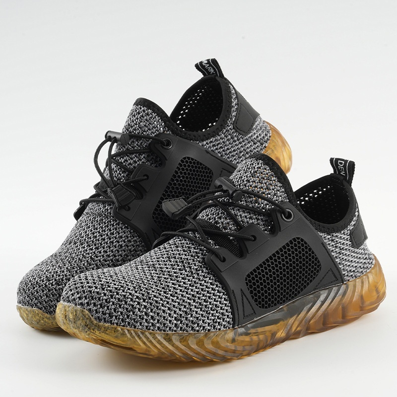 Flyknit Labor Protection Shoes Are Breathable And Lightweight Work Shoes foto 3