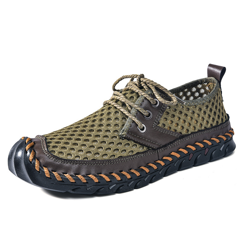 Men's Casual Lightweight Slip-on Plus Size Sports Mesh Shoes foto 4
