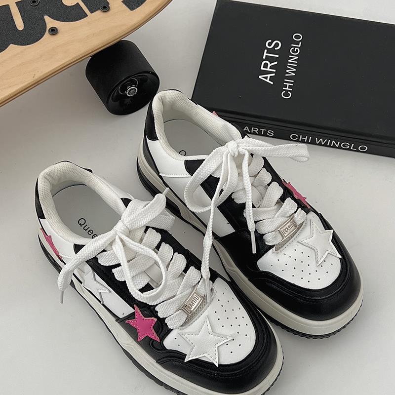 Women Korean Style Round Toe High-end Versatile Low-top Sneakers foto 2