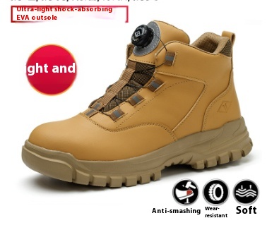 High Top Safety Shoes For Men All Seasons Anti-smash And Anti-puncture foto 3