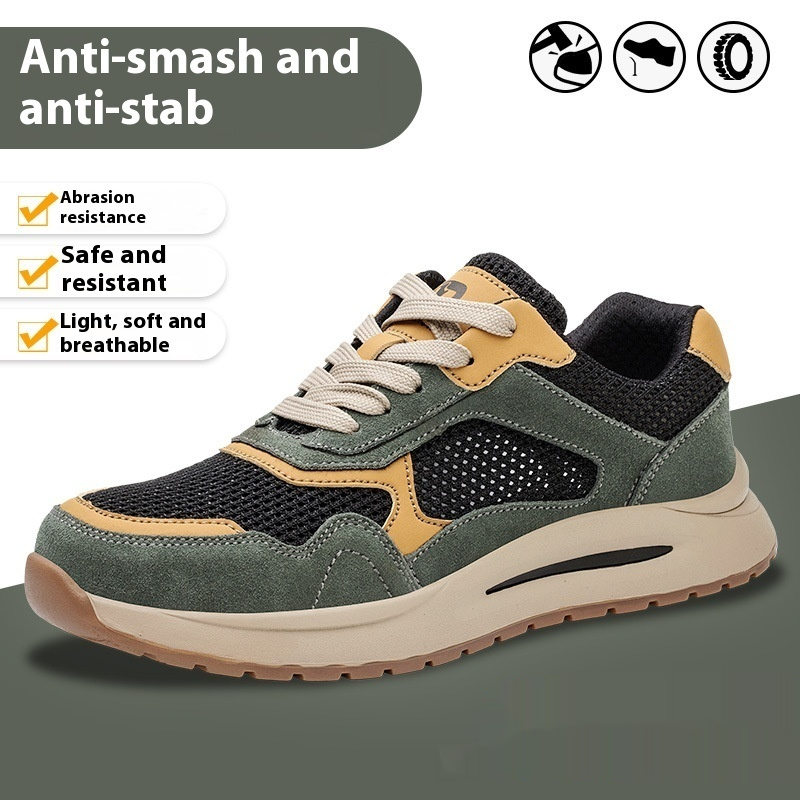 Anti-smashing And Anti-penetration Lightweight Breathable Protective Footwear foto 5