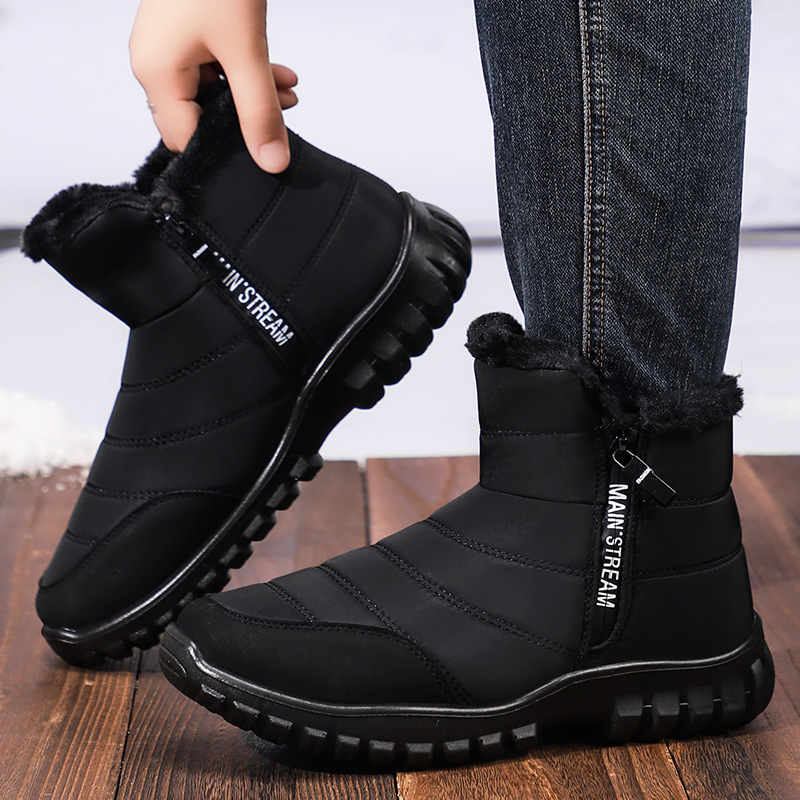 Men's Fleece-lined Thick Snow Boots foto 2